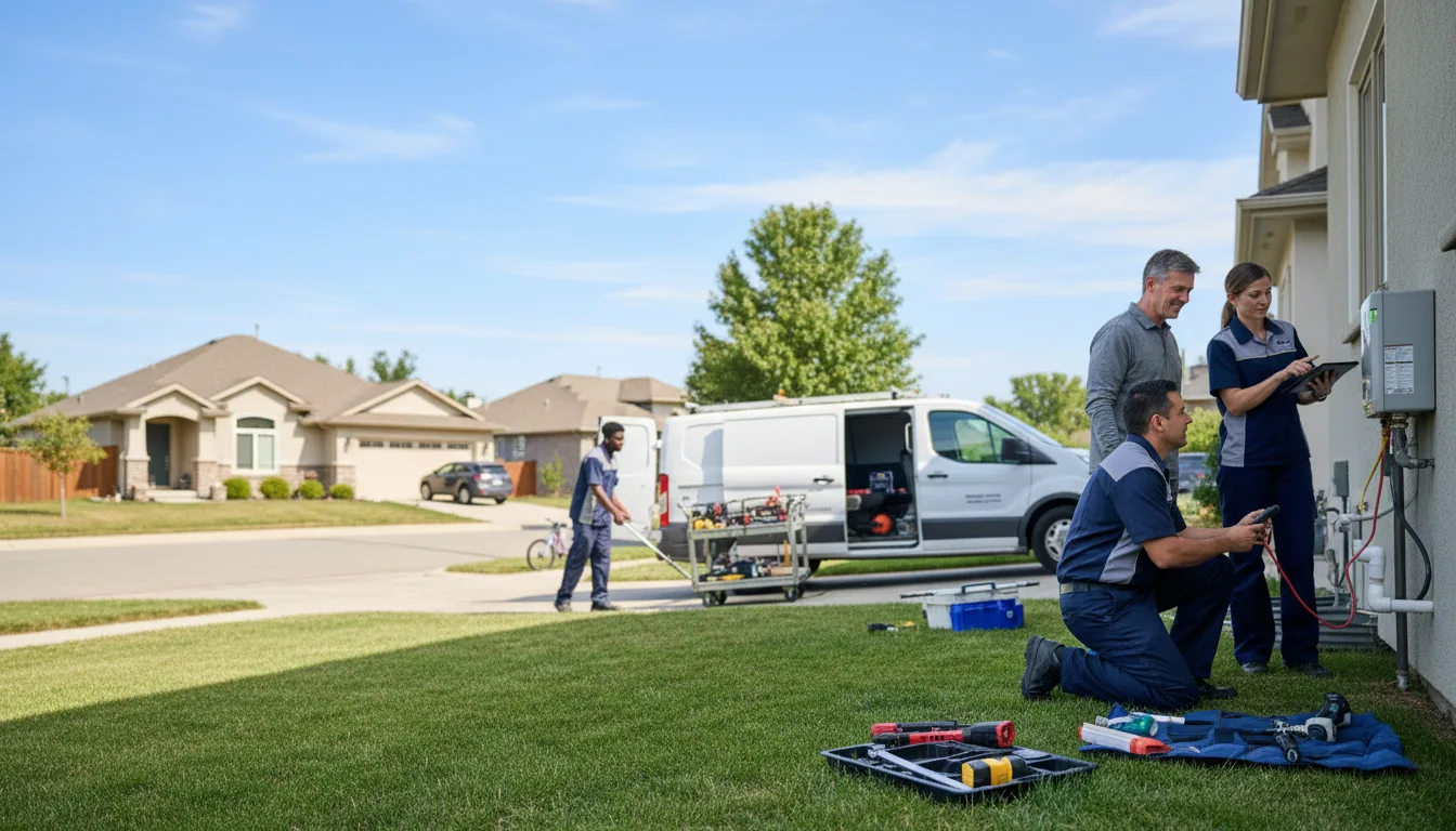 Tankless water heater service in Lumberton, TX